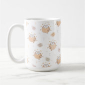 Pastell Niedliche Katzen Kaffeetasse (Links)
