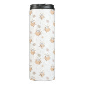 Pastell Niedliche Katzen Thermosbecher (Rückseite)
