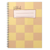 Pastell-Notebook Notizblock (Vorderseite)