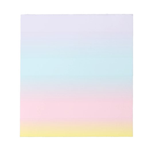 Pastell Notizblock (Vorderseite)