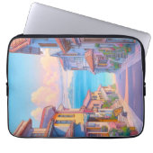 Pastell Okinawa Strandstraße Laptopschutzhülle (Vorderseite)