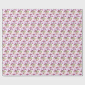 Pastell-Orchideen Geschenkpapier (Flach)