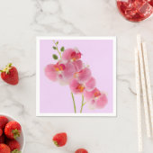 Pastell-Orchideen-Serviette Serviette (Beispiel)