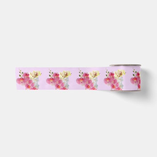 Pastell-Orchideenband Satinband