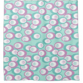 Pastell Ovals Duschvorhang (Vorderseite)