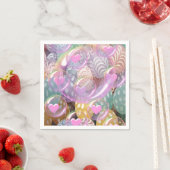 Pastell-Papier-Servietten Serviette (Beispiel)