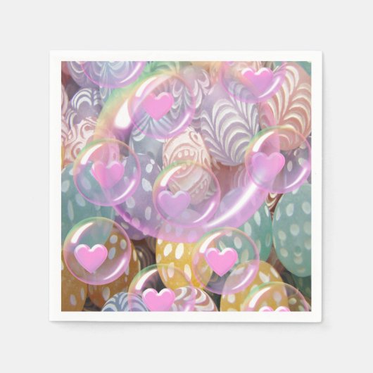 Pastell-Papier-Servietten Serviette (Vorderseite)