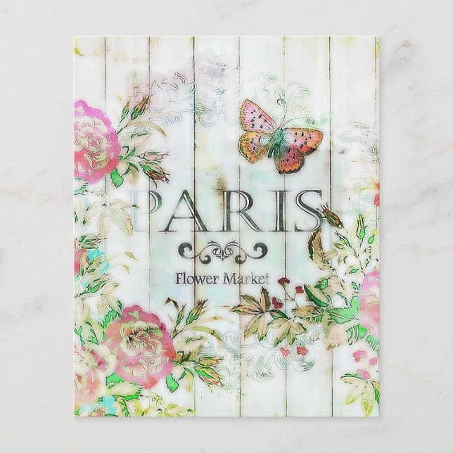 Pastell Paris floral (Vorderseite)
