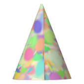 Pastell-Partyhut Partyhütchen (Rückseite)