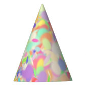 Pastell-Partyhut Partyhütchen (Vorderseite)