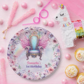 Pastell Pastell Unicorn und Märchenchefin Pappteller (Party)