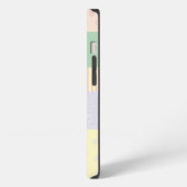 Pastell-Patchwork iPhone Hülle (Linke Seite)