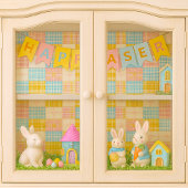 Pastell Patchwork Karo Frühlingsgeschenkpapier Geschenkpapier