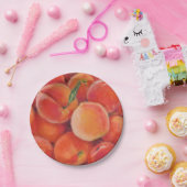 Pastell Peach Paper Tellers Summer Garden Pappteller (Party)