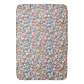Pastell Pebbles Bath Mat Badematte (Vorderseite Vertikal)