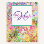 Pastell personalisiert notizblock (Vorderseite)