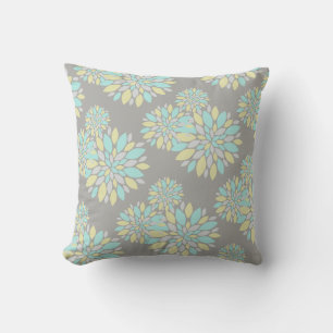 Pastell-Petalen-Blumenmuster-Kissen Kissen