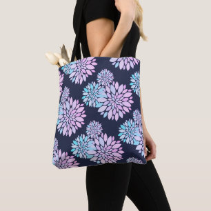 Pastell Petals Blume Muster Tote Bag Tasche