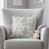 Pastell-Pfingstrose-Lavendel-Flieder Kissen