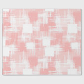 Pastell-Pfirsich-Rosa-Soft-Blend-Abstraktes Muster Geschenkpapier (Flach)