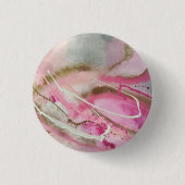 Pastell Pink Abstrakte Kunst am Canvass Button (Vorderseite)