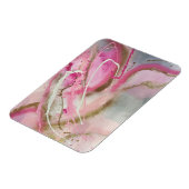 Pastell Pink Abstrakte Kunst am Canvass Magnet (Linke Seite)