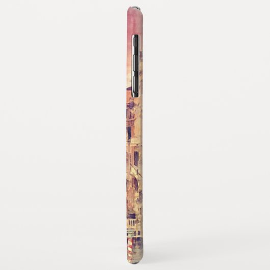 Pastell Pink Blauer Venedig Kanal Grande Wasserfar Case-Mate iPhone Hülle (Hinten/Links)