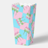 Pastell Pink Blue Checkered Dango Gevor Box Geschenkschachtel (Rückseite)
