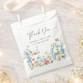 Pastell Pink Bohemische Wildblumen Mimosa Bar Geschenktütchen (Ausgeschnitten)