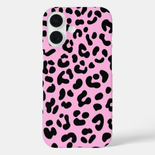 Pastell Pink Cheetah Print iPhone 16 Hülle