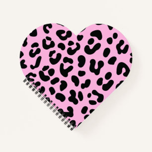 Pastell Pink Cheetah Print Notizblock