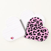 Pastell Pink Cheetah Print Notizblock (Innenseite)