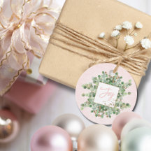 Pastell Pink Eucalyptus Holiday Geschenk