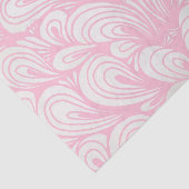 Pastell Pink Feather Decoupage Seidenpapier (Ausschnitt)