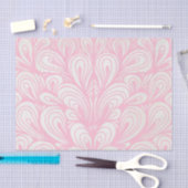 Pastell Pink Feather Decoupage Seidenpapier (Handwerk)