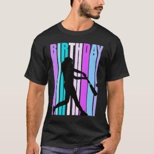 Pastell Pink Geburtstag Baseball Frauen farbenfroh T-Shirt