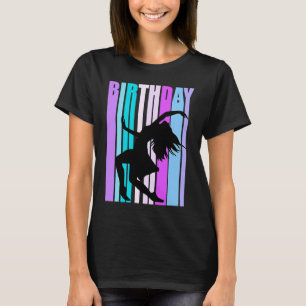 Pastell Pink Geburtstag Tanz Frauen farbenfroh Exp T-Shirt