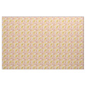 Pastell-Pink-Gelbe Patchwork-Vintage-Decke Stoff (Yard (91,4 cm))