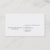 Pastell Pink Glitzer Lashes Extension Artist Visitenkarte (Rückseite)