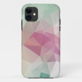 Pastell Pink Green Abstrakt Pyramid Muster Art Cas Case-Mate iPhone Hülle (Rückseite)