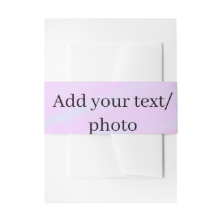 Pastell pink grün Foto Text Wasserfarbe Retro  Einladungsbanderole