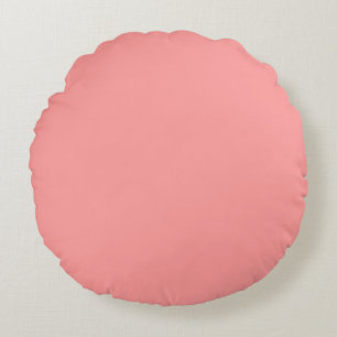 Pastell Pink Lmon Rundes Kissen