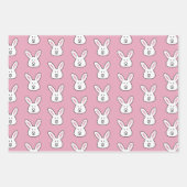 Pastell Pink Niedlich Ostern Sonnenstrahlen Muster Geschenkpapier Set (Vorderseite 2)