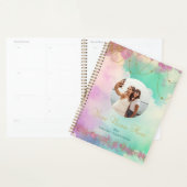 Pastell Pink Orbs und Gold Stars Kalender Planer (Anzeige)