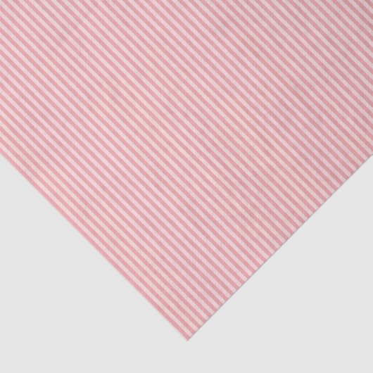 Pastell Pink Pinstripes Seidenpapier (Ausschnitt)