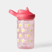 Pastell Pink Plumeria Blume Trinkflasche (rechts)