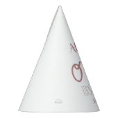 Pastell Pink Rainbow One Partyhütchen (Links)