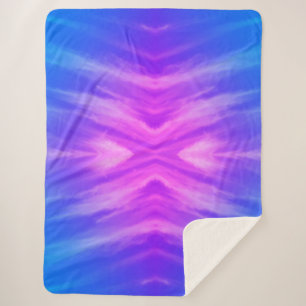 Pastell Pinks, Blues & Purples Sherpa Blanket Sherpadecke