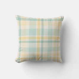 Pastell Plaid Weihnachten drei Kissen