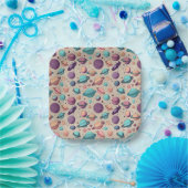 Pastell Planeten Pappteller (Party)